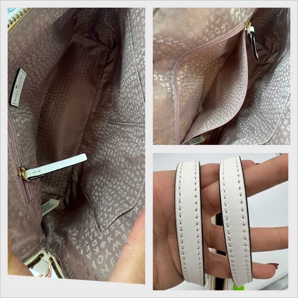 Kate Spade White Perforated Leather Newbury
Lane Top Handle Bag White - Picture 6 of 17